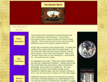 Tablet Screenshot of ancient-world.org